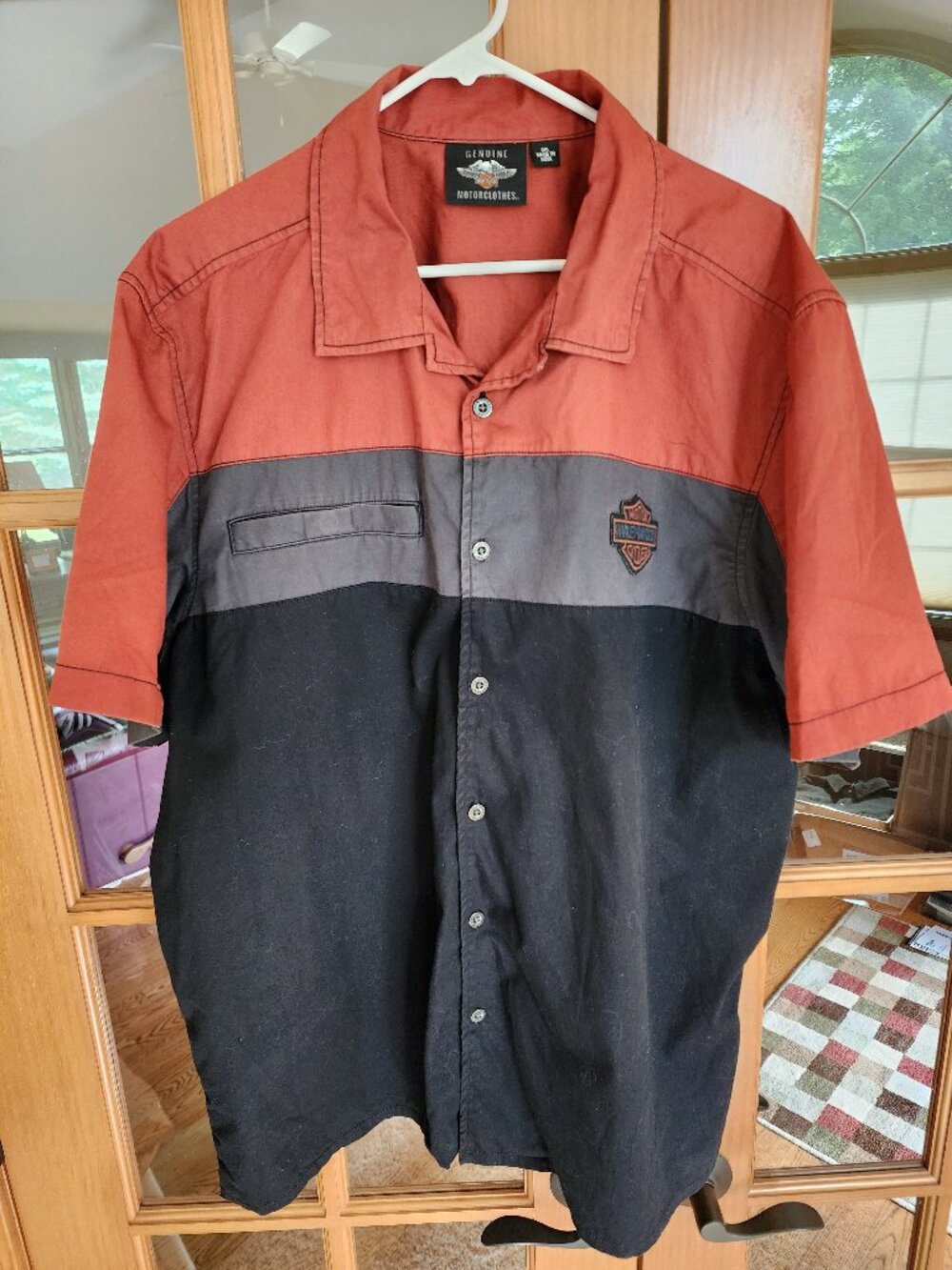 Harley Davidson Men's Short Sleeve Shirt Size 2XL